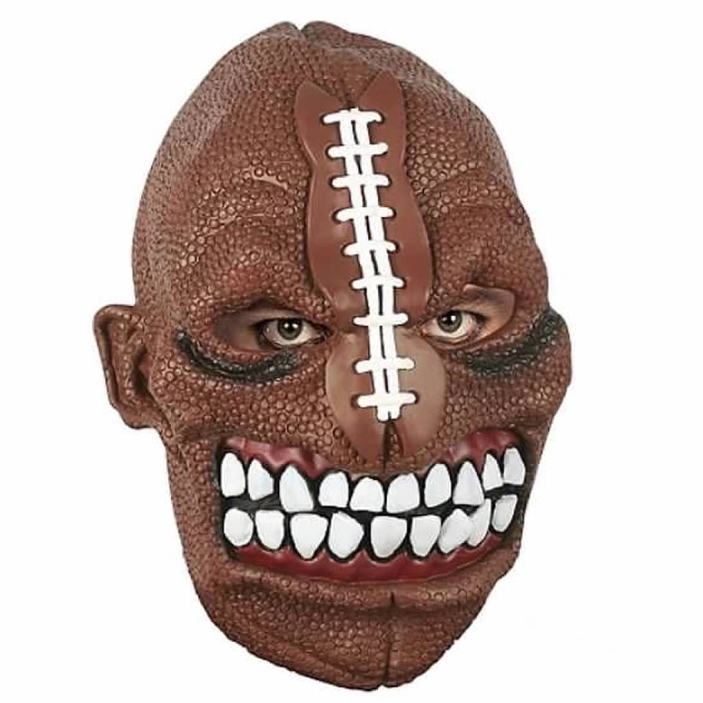 Sports Freak Adult  Full Face Costume/Halloween Mask  NWT